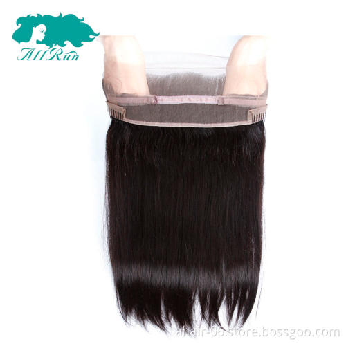 human cuticle aligned Malaysian ear to ear 360 lace frontal closures xuchang